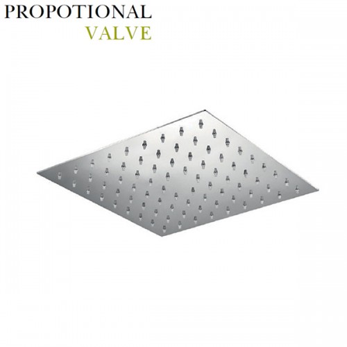 Душ пита 30x30 см DEMM 6476, хром