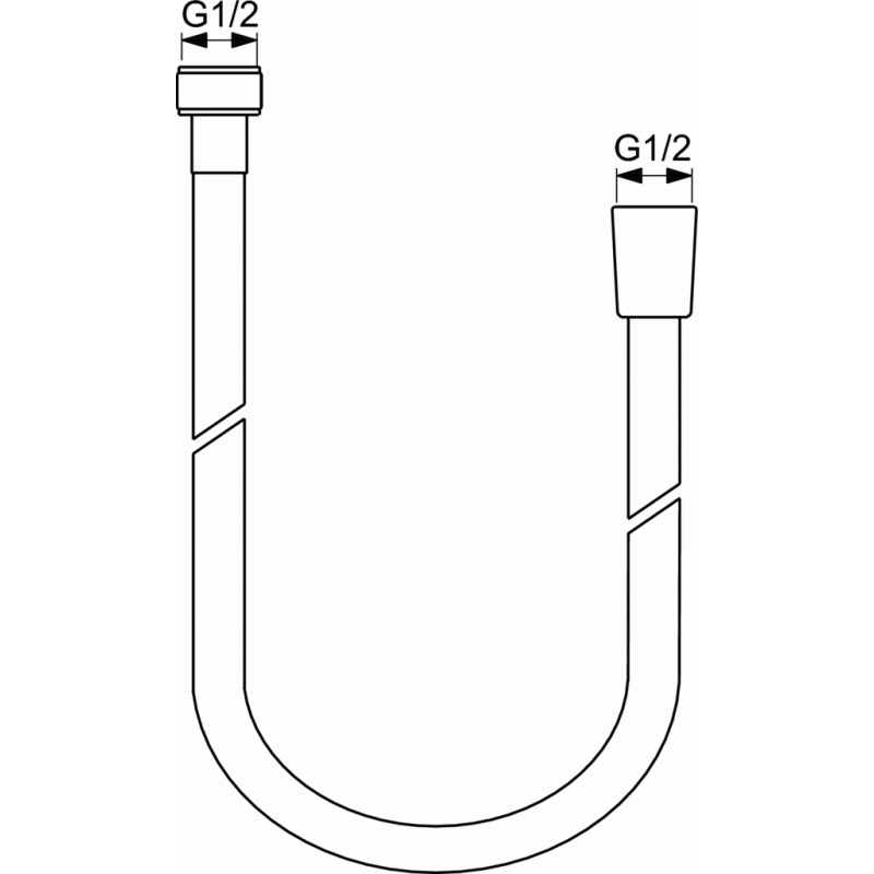 Ultrafllex шлаух за ръчен душ, 1750 mm - цена: 17.76лв. (9.08€)